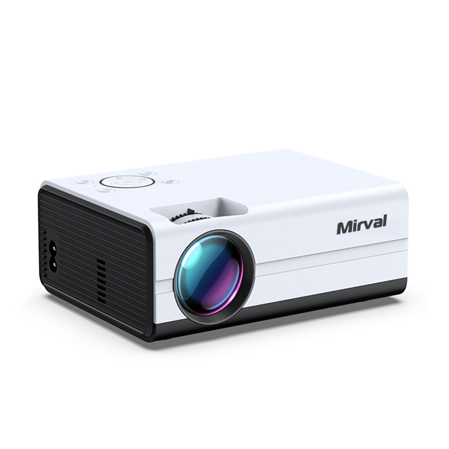 【Android OS】Mirval A9 Android System LED 1080P Projector WiFi Bluetooth Portable Full HD 3500 Lumens Mini Home Theater Projectors