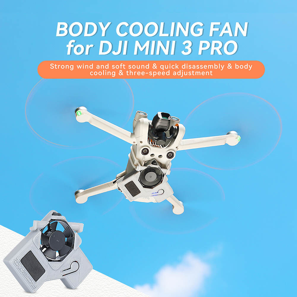 Flight Body Radiator Heat Dissipation Body Cooling Fan Air Cooler Noise Reduction Accessories for DJI Mini 3 Pro