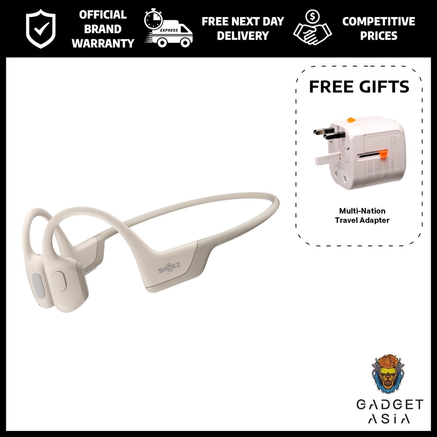 (NEXT DAY DELIVERY) Shokz OpenRun Pro Bone Conduction Sports Headphones