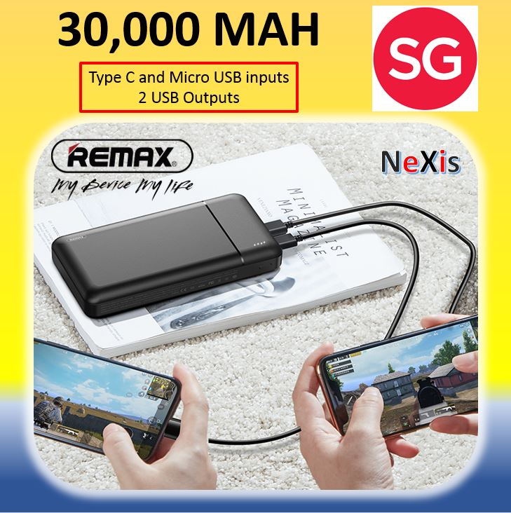 Fast Charging Remax 30000 Mah Power Bank Powerbank