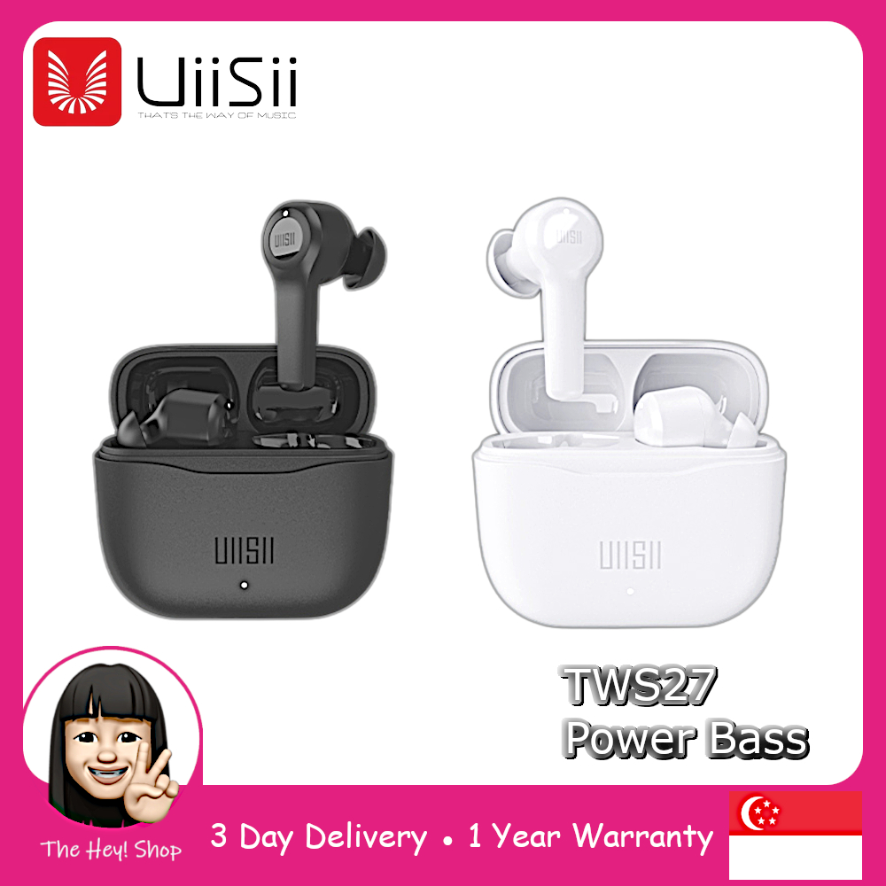 UiiSii TWS27 True Wireless Earbuds TWS Earbuds Power Bass Touch Control 24 Hour Music