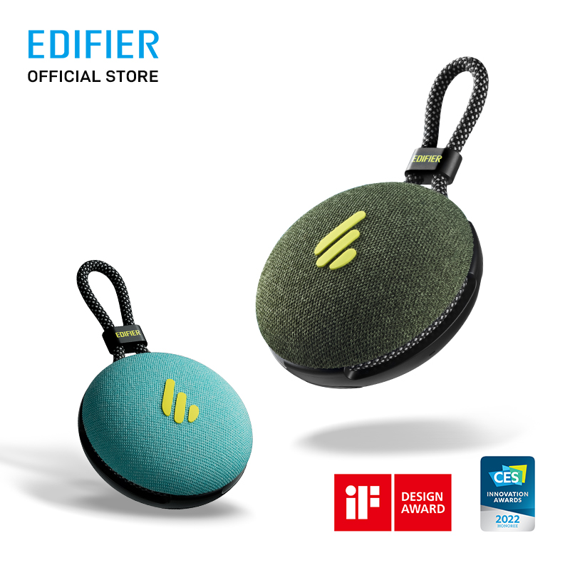 Edifier MP100 Plus Portable Bluetooth Wireless Speaker Waterproof IPX7 Wireless Speaker with Microphone Noise Cancellation Up to 9 Hours of Playtime for Home, Outdoors and Travel