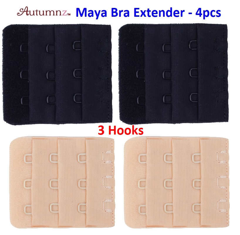 *4pcs* Autumnz Bra Extender (3 hooks)